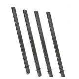 4 PACK - 54 inch C Channel Pipe retainers - for flatbed trailers