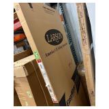 LARSON 80 Split Fullview (Tradewinds) 32-in x 81-in Sandstone Aluminum Reversible Hinge Storm Door