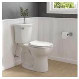 Cadet 12 in. Antimicrobial 2-Piece 1.28 GPF Single Flush Chair Height Round Toilet with Slow Close Seat in White