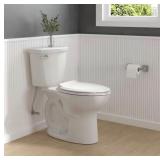 Cadet 12 in. Antimicrobial 2-Piece 1.28 GPF Single Flush Chair Height Elongated Toilet with Slow Close Seat in White
