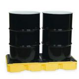 Drum Spill Containment Pallet, for (2) Drums, 30 Gallon Spill Capacity, 5000 lb Load Capacity