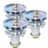3 Pack 539112170 Mandrel Assembly with 539113300 Spindle Pulley Replaces Husqvarna 539112170 Spindle Assembly for Husqvarna 61" MZ61 MZ 61 MZ6128 MZ 6128 EZ 6124, Dixon 61" Ultra Mowers