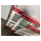3X - Project Source Barn sash White vinyl Rectangle Picture Windows with Grids 20in X 25in