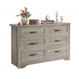 LIKIMIO 6 Drawer Dresser for Bedroom, 47