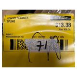 Prime-Line Make-2-fit P 7954 Screen Retainer Spline, 0.195 Inch, 250 Foot, Black (1 Roll)