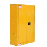 Garvee - 45 Gal Flammable Safe Cabinet, 43" x 18" x 65" Galvanized Steel Flammable Liquid Storage Cabinet