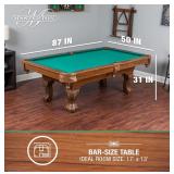 EastPoint Sports Masterton Billiard Bar-Size Pool Table 7ft 3in