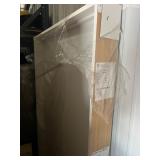 Single - Bauer Built - Left Hand Open - 36 in Hollow Core Solid Panel Interior Door - Painted White