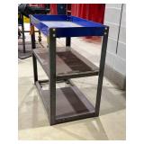 Blue Metal Cart