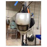 Welding Helmet Tree, Helmets