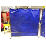 Two Portable Welding Curtains