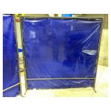 Two Portable Welding Curtains