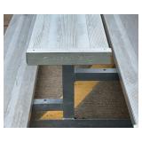 14 Ft Aluminum Bleachers with Chain Link Enclosure