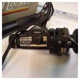 Daiwa Model RG1350 Spinning Fishing Reel Made in Japan plus a Tackle box!