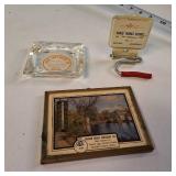 Antique Temp Gauges - Sacred Heart Creamery - Cash Dealer in Cream Eggs and Feed Plus Kohl