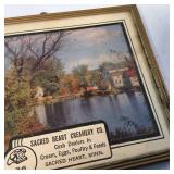 Antique Temp Gauges - Sacred Heart Creamery - Cash Dealer in Cream Eggs and Feed Plus Kohl