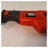 Lot of (2) Tools - Corded drill and cordless Black and Decker Sawzall type (needs battery)