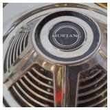 Matching Set of (4) Vintage 1970 Ford Mustang Wheel Covers 14”