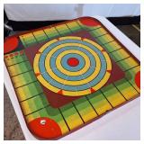 Vintage Metal Chess/Checkers Board