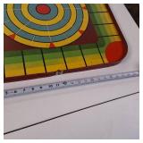 Vintage Metal Chess/Checkers Board