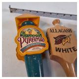 Large Lot of (5) assorted Beer Tap Handles incl: Pyramid, Earth Rider, Insight and More!