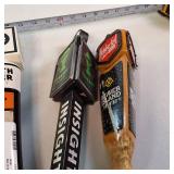 Large Lot of (5) assorted Beer Tap Handles incl: Pyramid, Earth Rider, Insight and More!