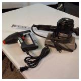 Lot of (2) Corded tools: stapler and Craftsman Vintage Sander