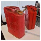 Lot of (2) Vintage Gerry Cans