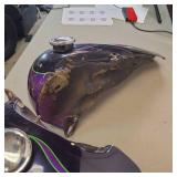 1977 Motorcycle Gas Tanks  two piece -  Custom Flames AMF