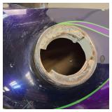 1977 Motorcycle Gas Tanks  two piece -  Custom Flames AMF