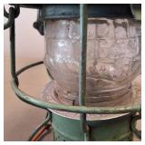 Vintage Adlame Electric  Patented  RR Style Lamp with glass lamp