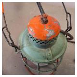 Vintage Adlame Electric  Patented  RR Style Lamp with glass lamp