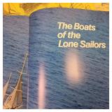 Collection of Fine Vintage Sailing related Hard Cover Books + Columbia Encyclopedia