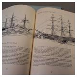 Collection of Fine Vintage Sailing related Hard Cover Books + Columbia Encyclopedia