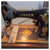 Vintage Singer Electric Sewing Machine Model # 4013285  works  6 amp 110 Volt