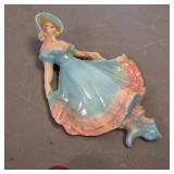 Very Old Vintage Ceramic Wall Decor  lid for cookie jar
