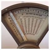 Pitney Bowes Vintage Postal Scale  Model S-104  No. 20 In working condition