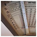 Pitney Bowes Vintage Postal Scale  Model S-104  No. 20 In working condition