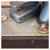 (Vintage) Modern Sewing Machine Includes foot pedal  plugged in and works