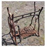 Vintage Sewing machine treadle  Made by Bridgeport, Wheeler and Wilson