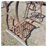 Vintage Sewing machine treadle  Made by Bridgeport, Wheeler and Wilson