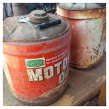 Vintage 5 Gallon Gas/Oil cans, Citgo and Farm Oyl
