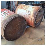 Vintage 5 Gallon Gas/Oil cans, Citgo and Farm Oyl