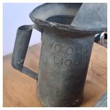 Lot of 3 two quart oil Vintage Oil Dispensers