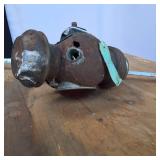 Vintage RailRoad Signal  uses fuel  Lens in nice shape (both pieces), some rust