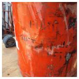 Lot of 2 Vintage 5 Gallon Oil cans