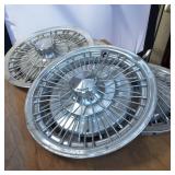Lot of Spoked Chevrolet Motor Division Vintage Hub Caps