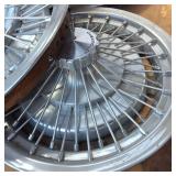 Lot of Spoked Chevrolet Motor Division Vintage Hub Caps