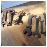 Large Lot of (15) total Vintage wrenches and multi wrenches