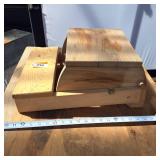 Vintage Portable wooden step stool and kid